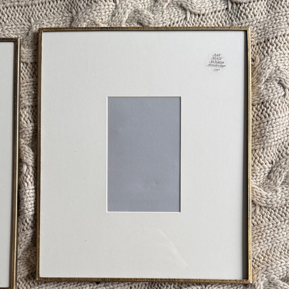 Set of (2) Hearth & Hand Magnolia Antique Brass Frame - Picture 4 of 10